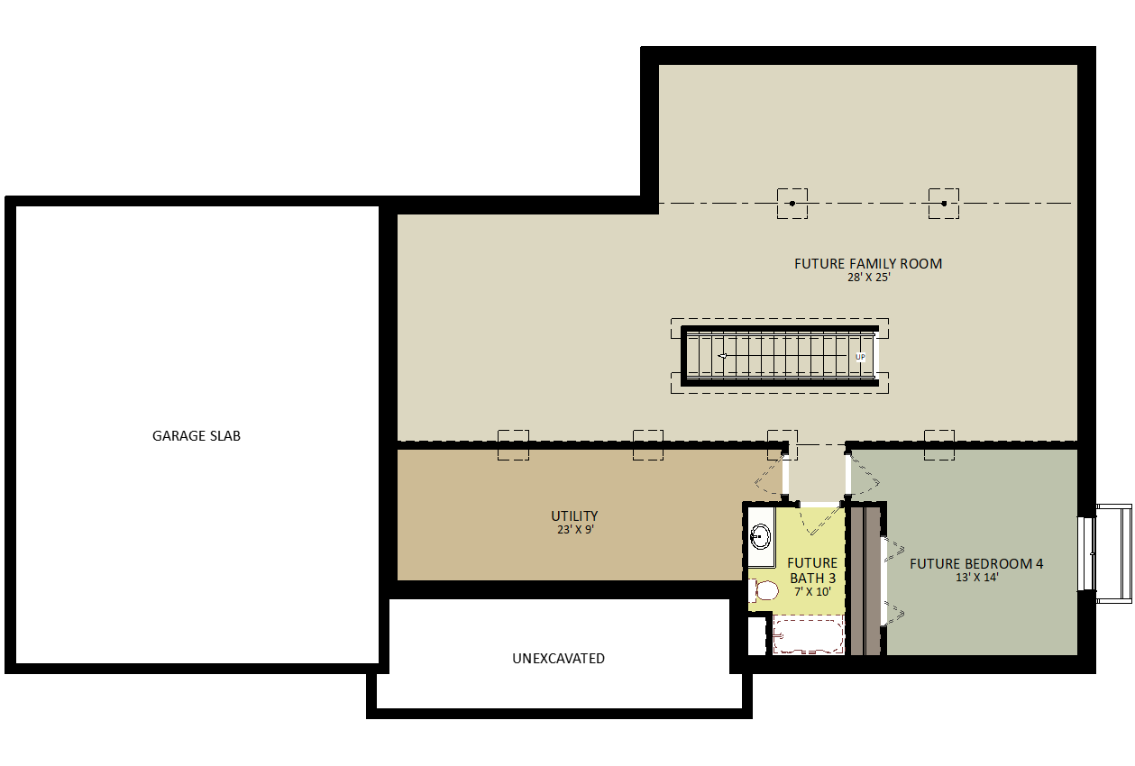 DraycottLower Level Floor Plan